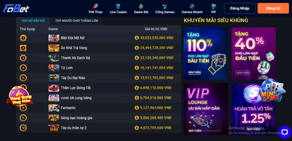 Hình ảnh hoàn trả thể thao và casino